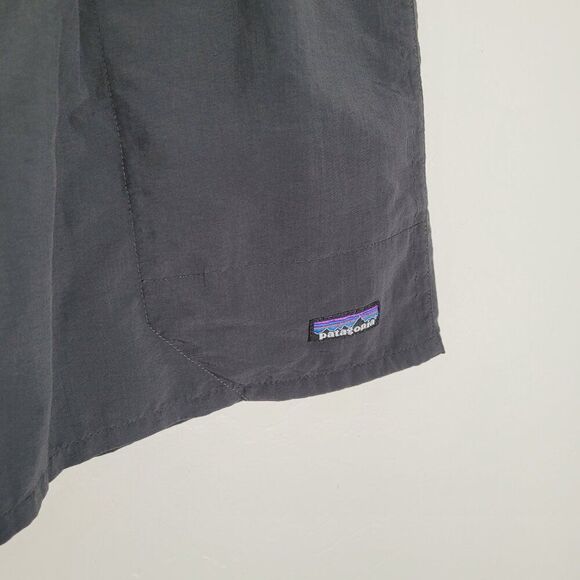 Patagonia Baggies Longs Shorts 6" Inseam Outdoor Hiking Swim Dark Gray Size XL - Picture 8 of 10